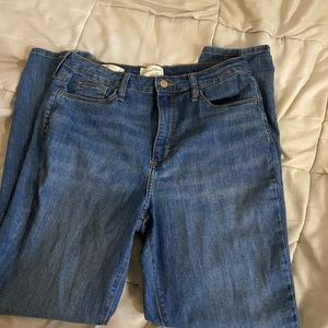 High rise skinny jeans